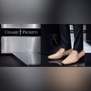 Authentic CESARE PACIOTTI designer Italian leather loafers sz Men’s 11